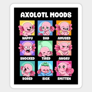 Axolotl Moods Magnet